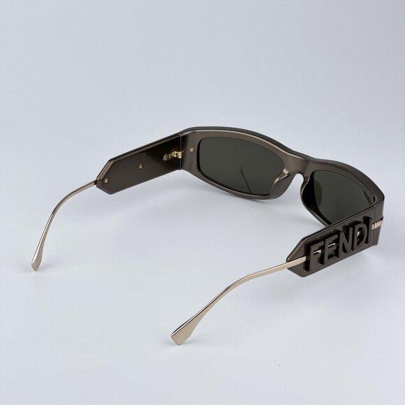 Fendi SHADOW FE40120I 45E Women BRAND NEW Sunglasses Oval Pink Brown main image 9